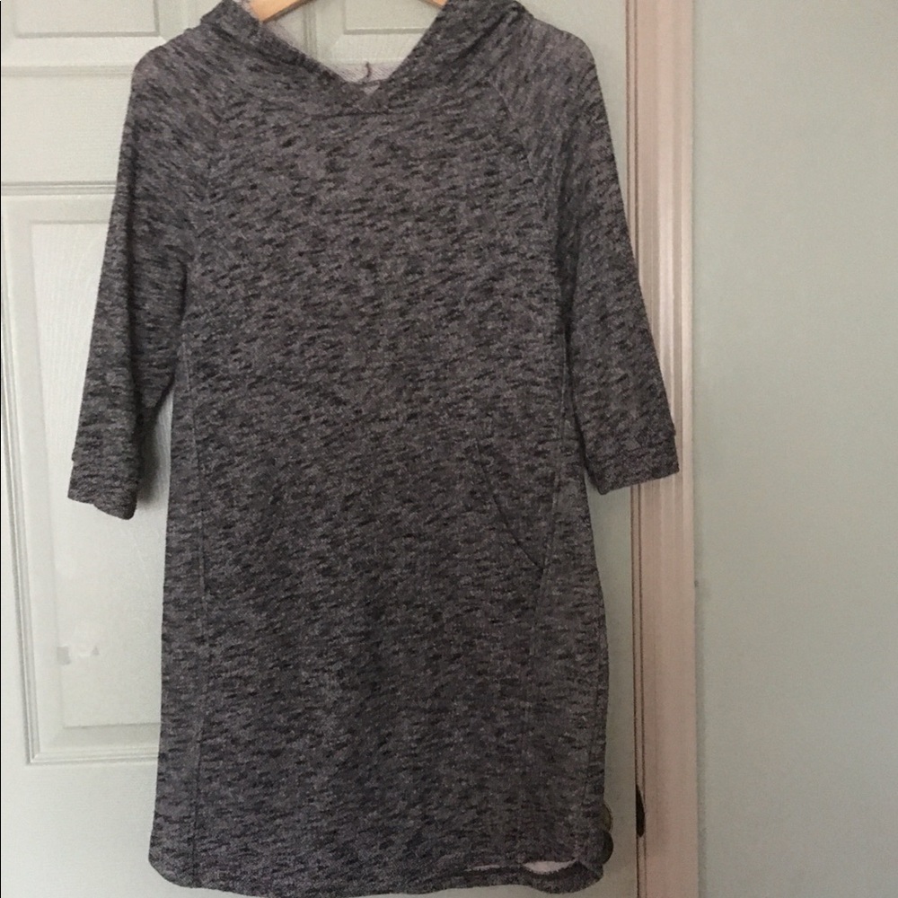 Long hoodie dress